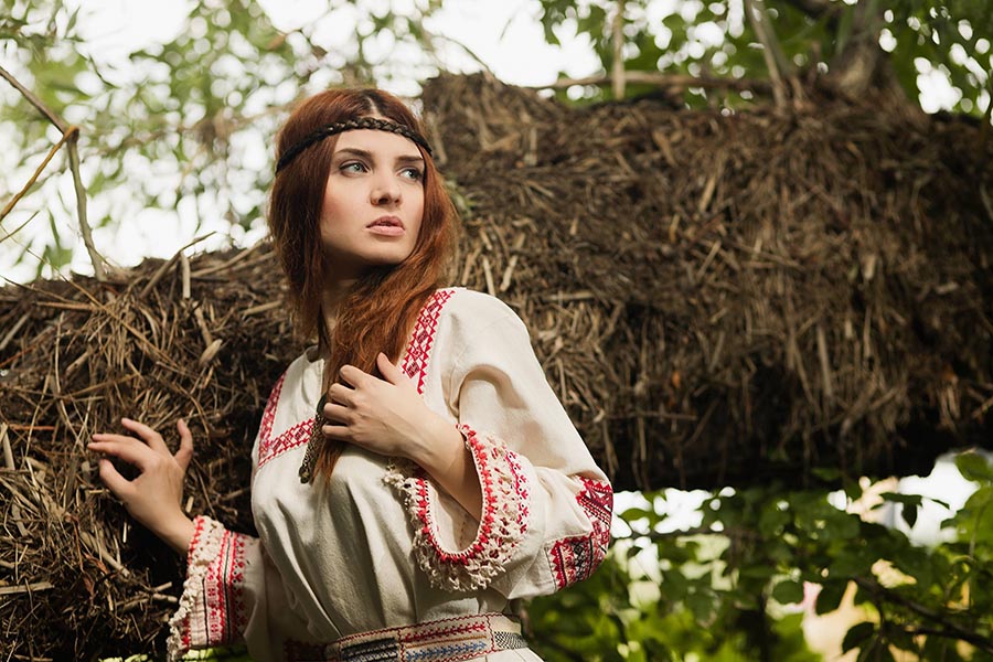 Women in Slavic costumes in Cagayan de Oro